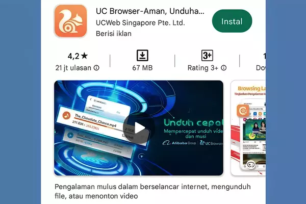 UC Browser Tidak Bisa Memutar Video