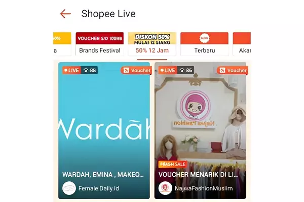 Diskon 50 Shopee Live Tidak Bisa Digunakan Diskon 50 Shopee Live Tidak Bisa Digunakan