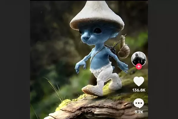 Meme Smurf Cat ezgif.com resize 54