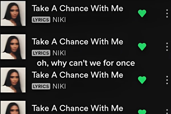 Makna Lagu Take A Chance With Me